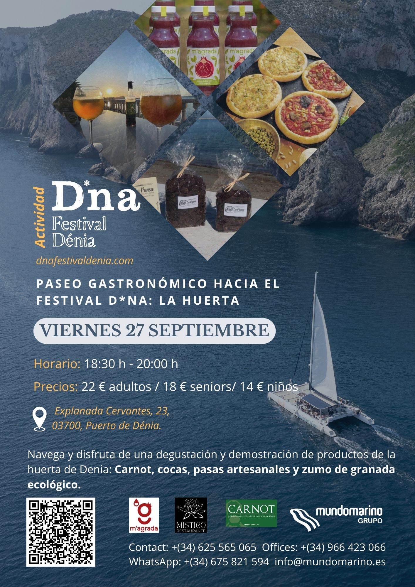 festival gastronómico en Dénia, 27 septiembre.