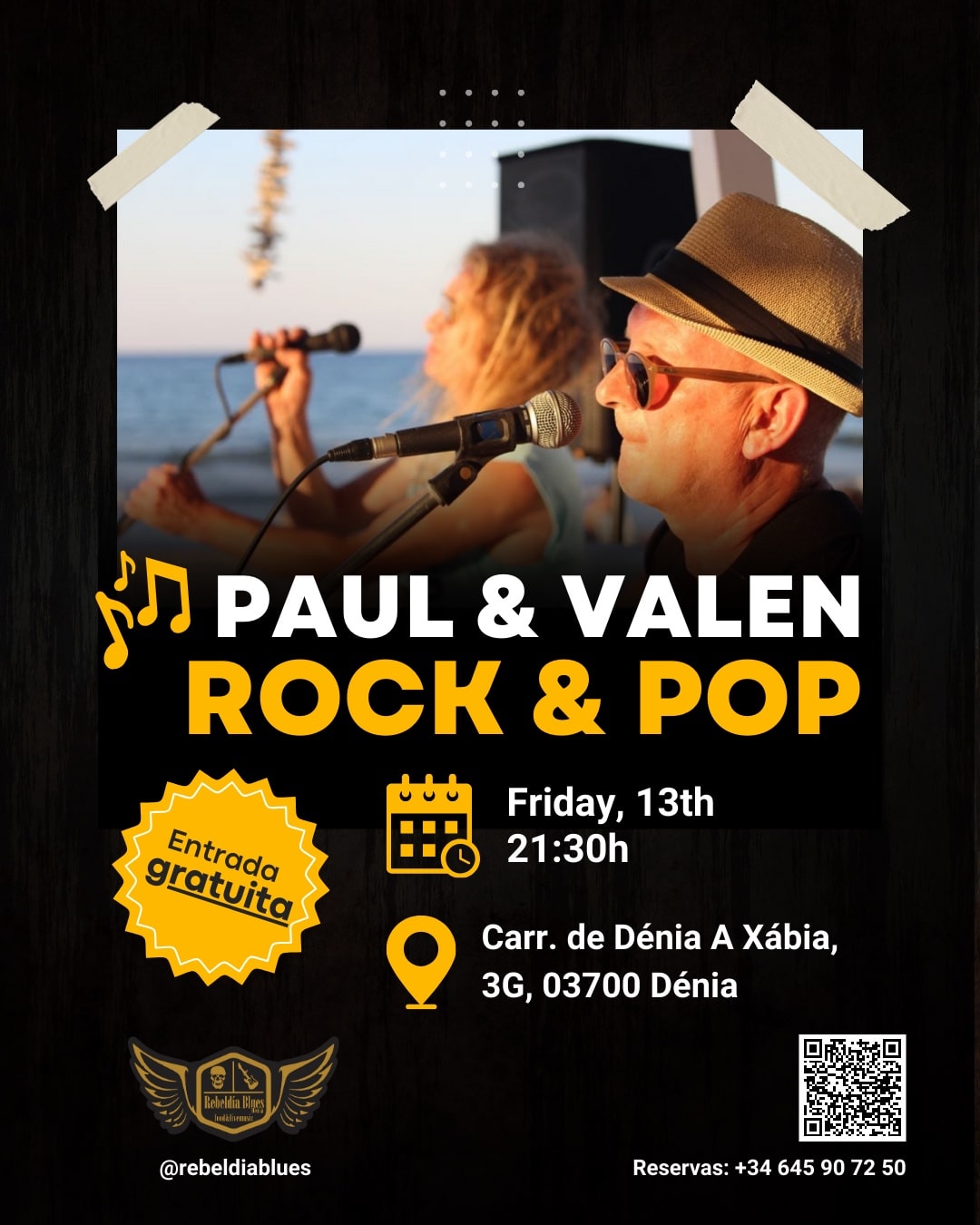 Concierto Paul & Valen en Dénia