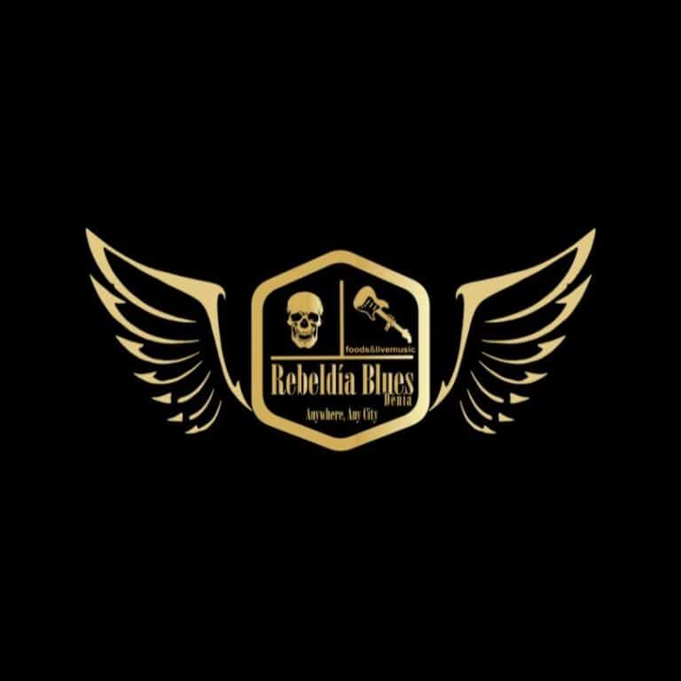 Logotipo de Rebeldía Blues, restaurante con música en vivo en Dénia