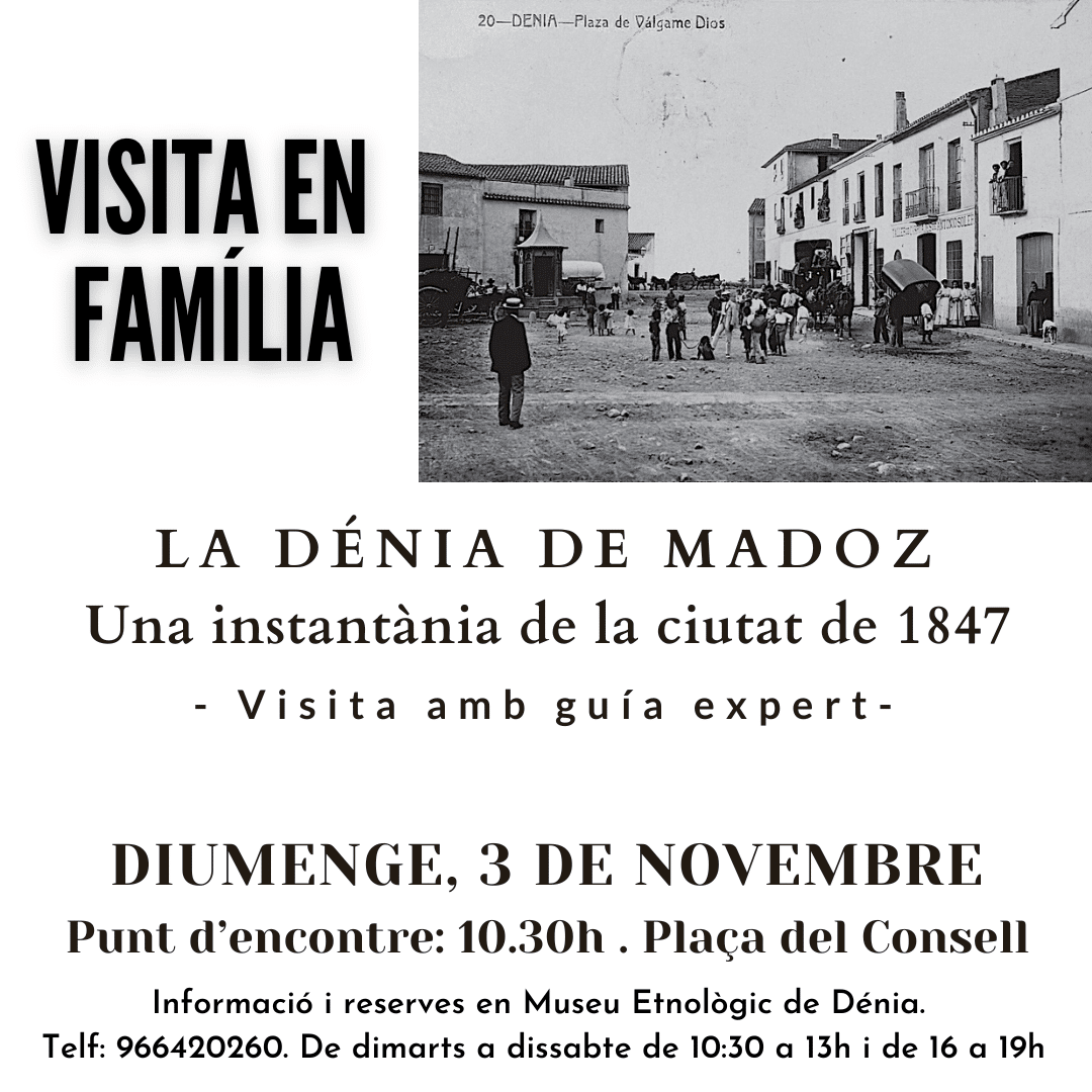 Visita guiada en familia en Dénia 1847