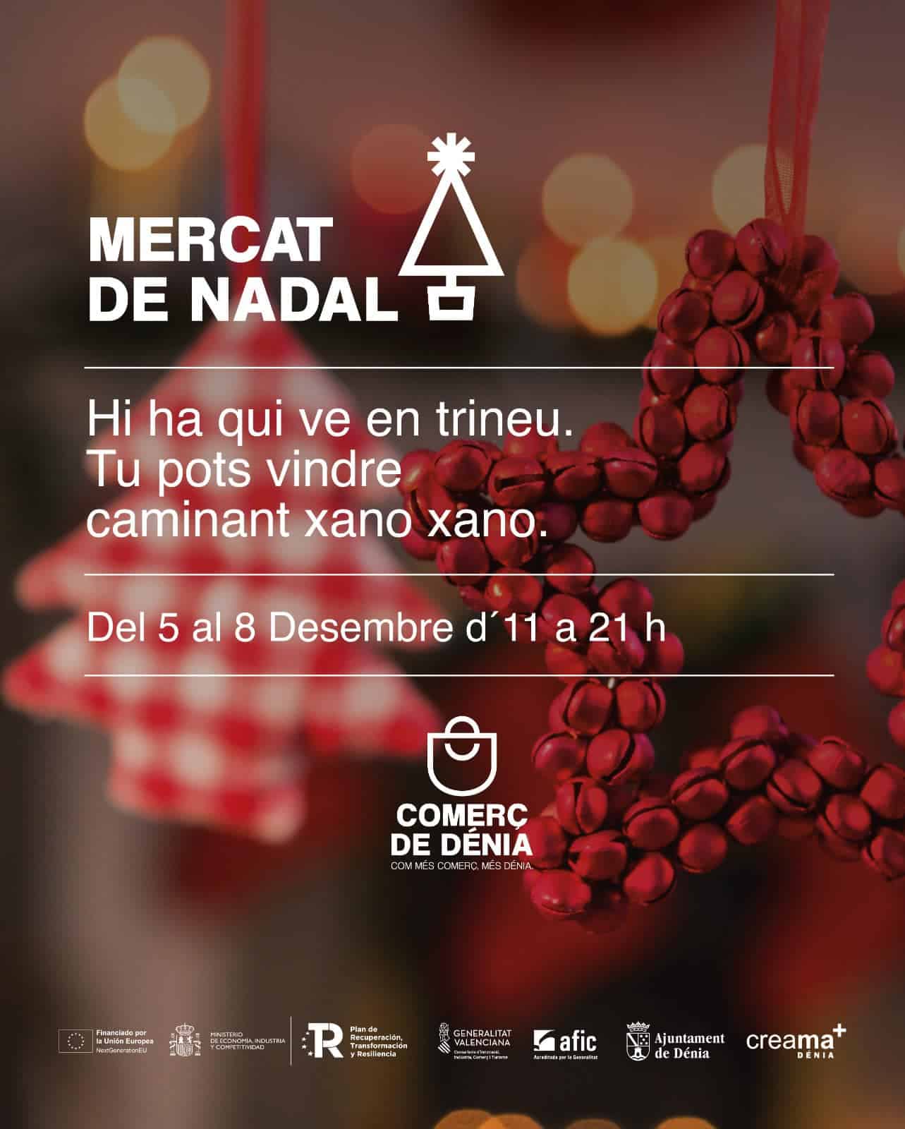 Mercado de Navidad en Denia, 5-8 diciembre.