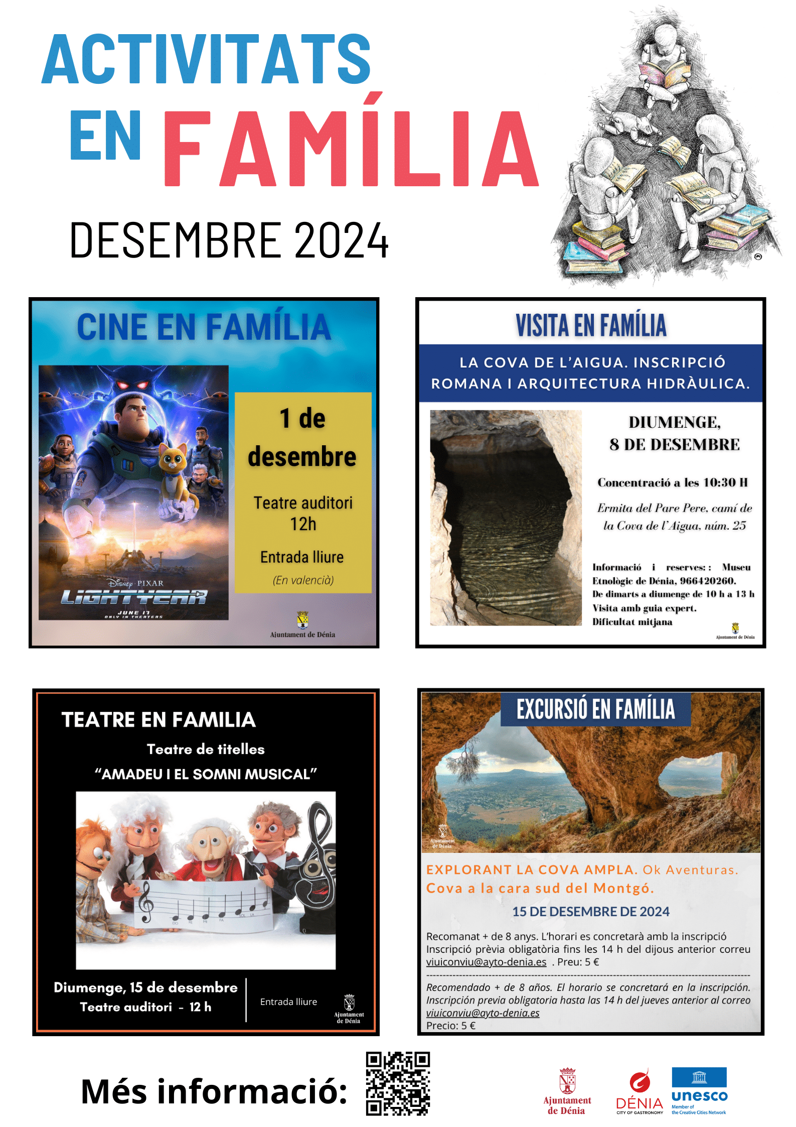 Actividades familiares en Denia diciembre 2024.