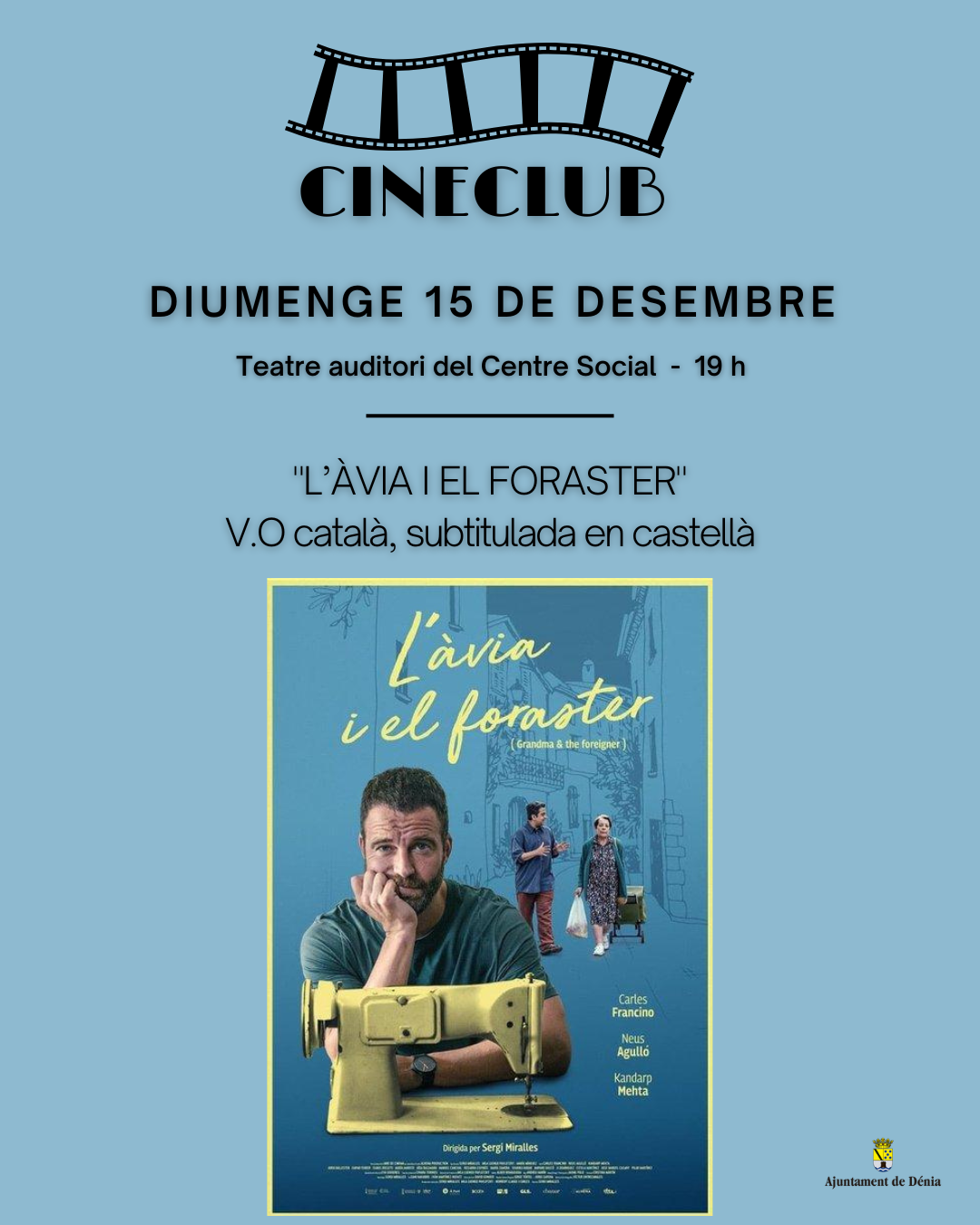 Evento Cineclub: película "L'Àvia i el Foraster".