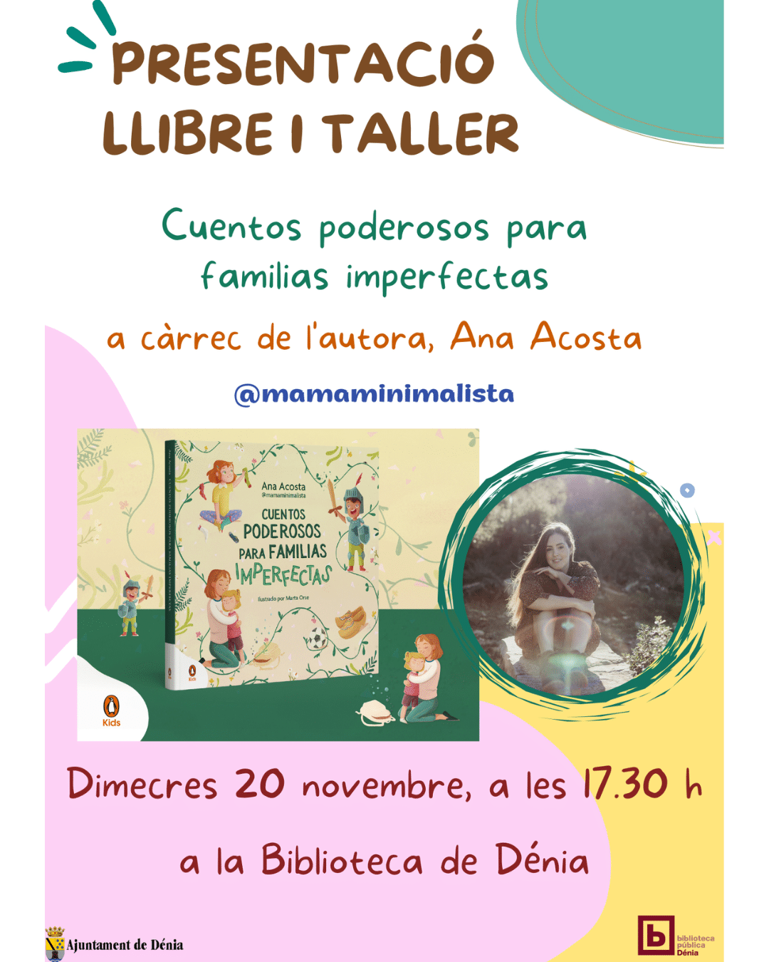 Presentación y taller libro familias, Biblioteca Dénia.