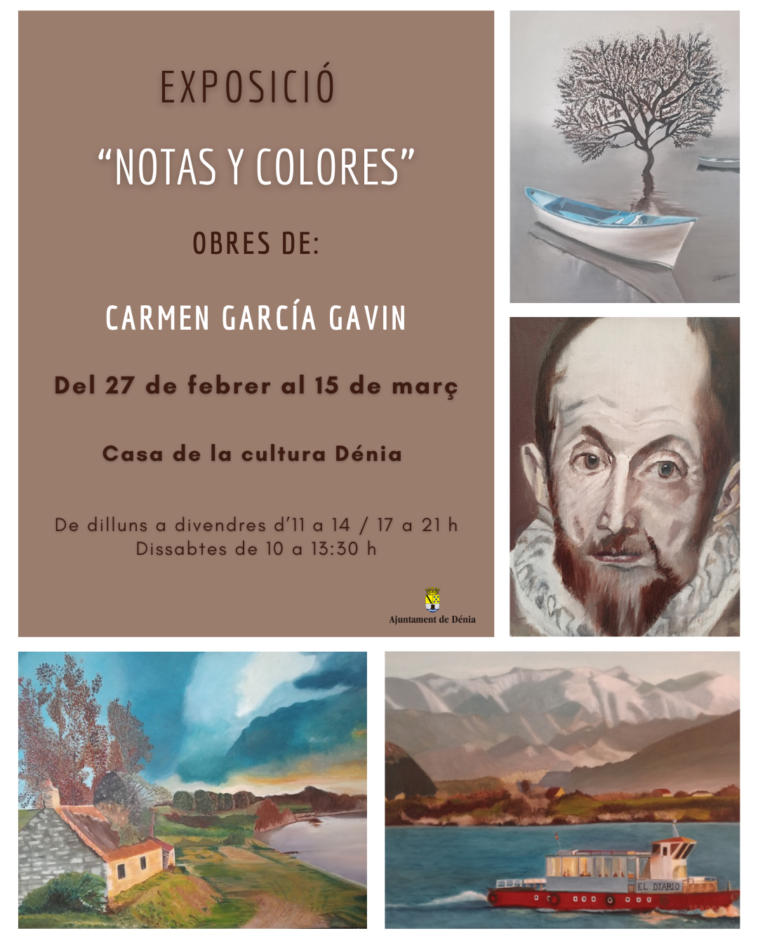 Exposición pinturas, Casa de la Cultura Dénia.