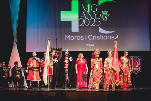 Presentación de Moros y Cristianos en Dénia, 2025.