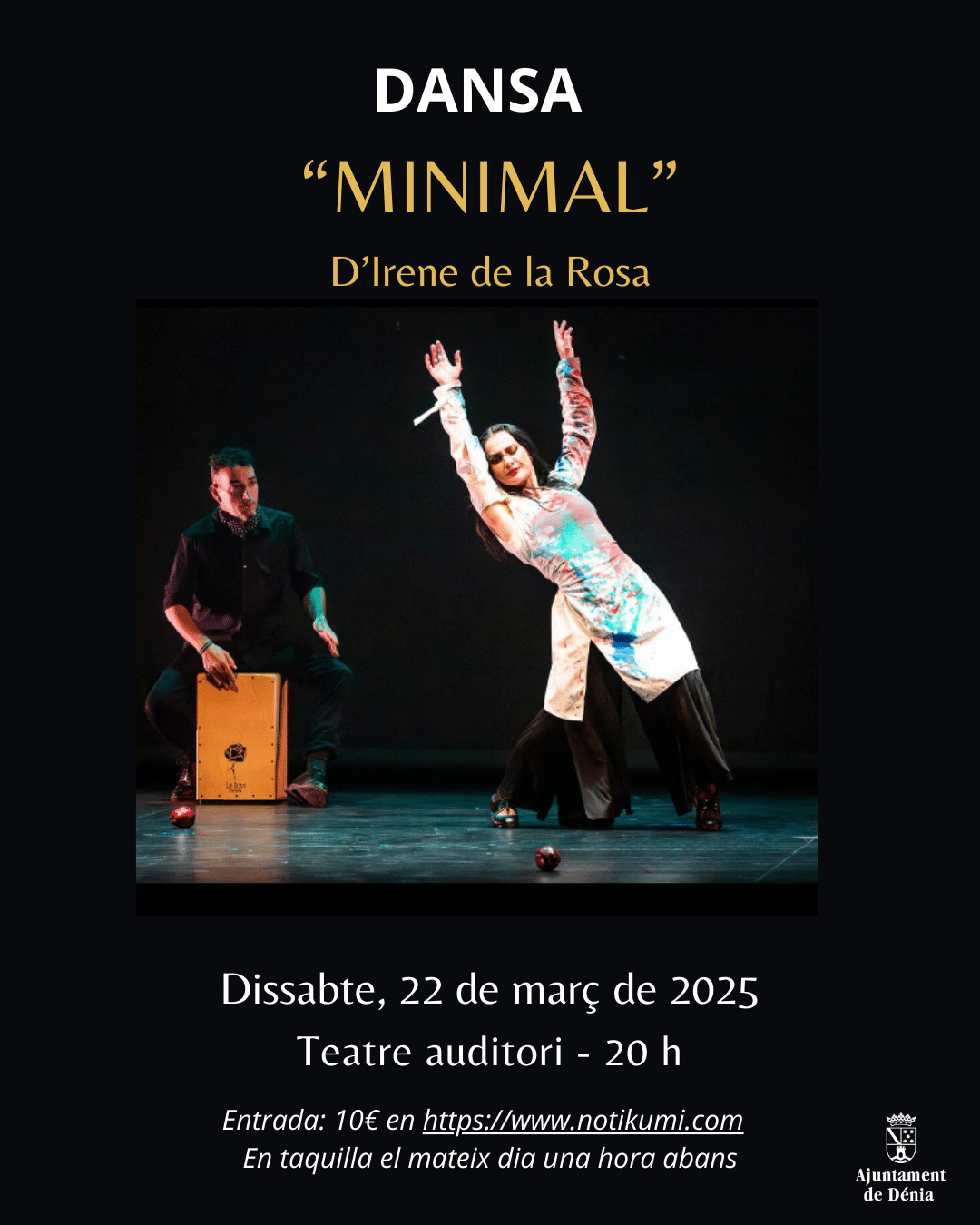 Espectáculo de danza 'Minimal' en Dénia, 2025