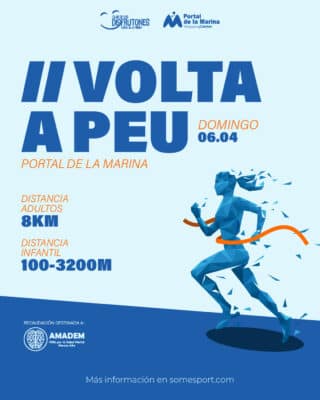 Carrera Volta a Peu, inscripción y distancias.