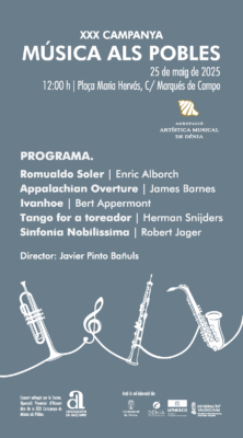 Concierto Música als Pobles en Denia, mayo 2025.
