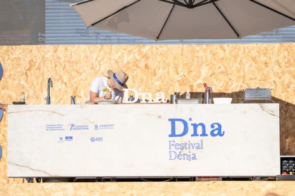 Cocinero en el Festival D*na en Dénia.