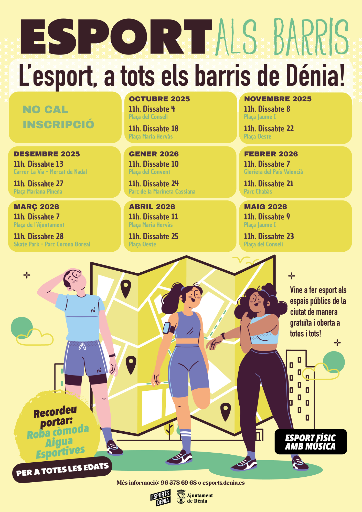 Eventos deportivos en Dénia abiertos a todos.