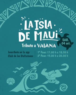Evento tributo a Vaiana, 4 de octubre.