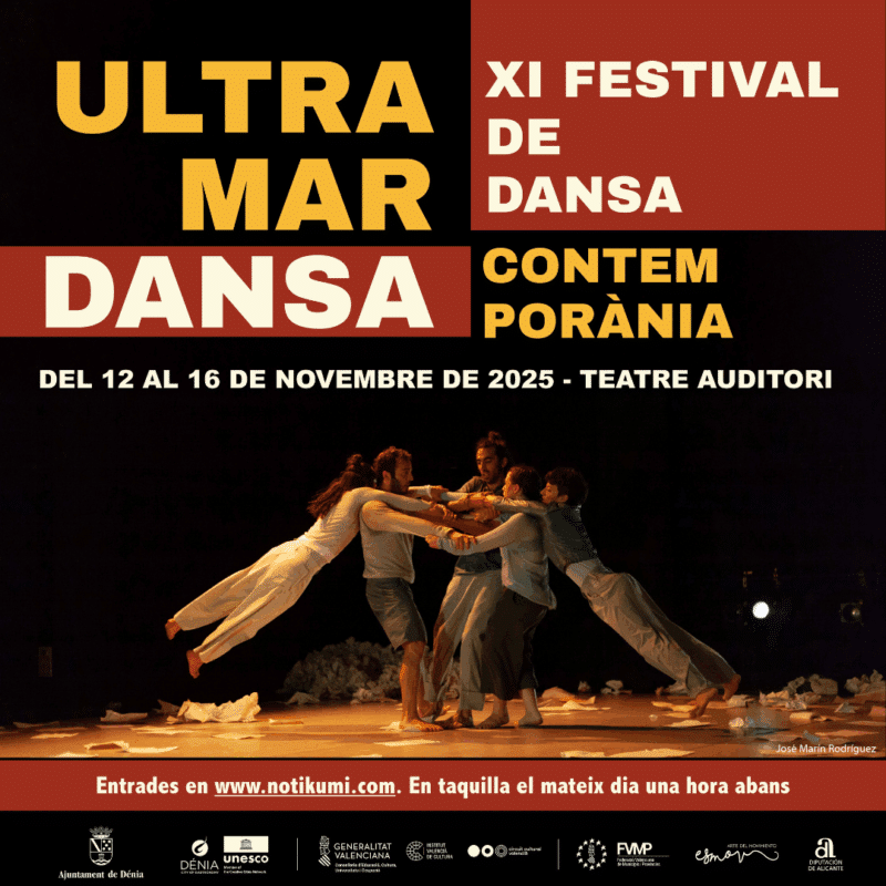 Festival de danza Ultramar en Dénia, noviembre 2025.