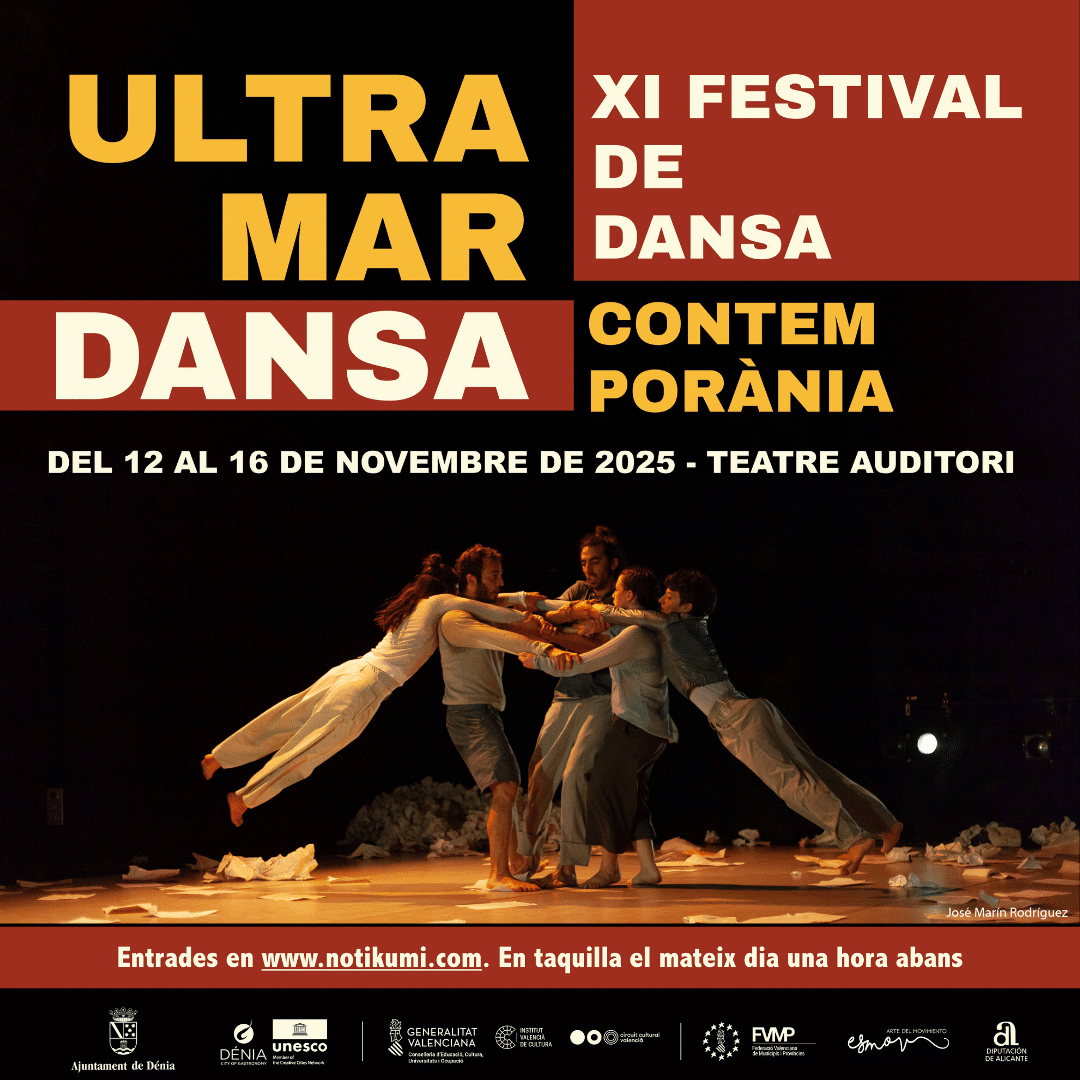 Festival de danza Ultramar en Dénia, noviembre 2025.