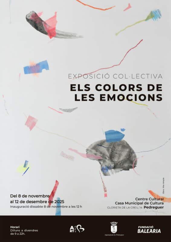 Cartel exposición Els Colors de les Emocions