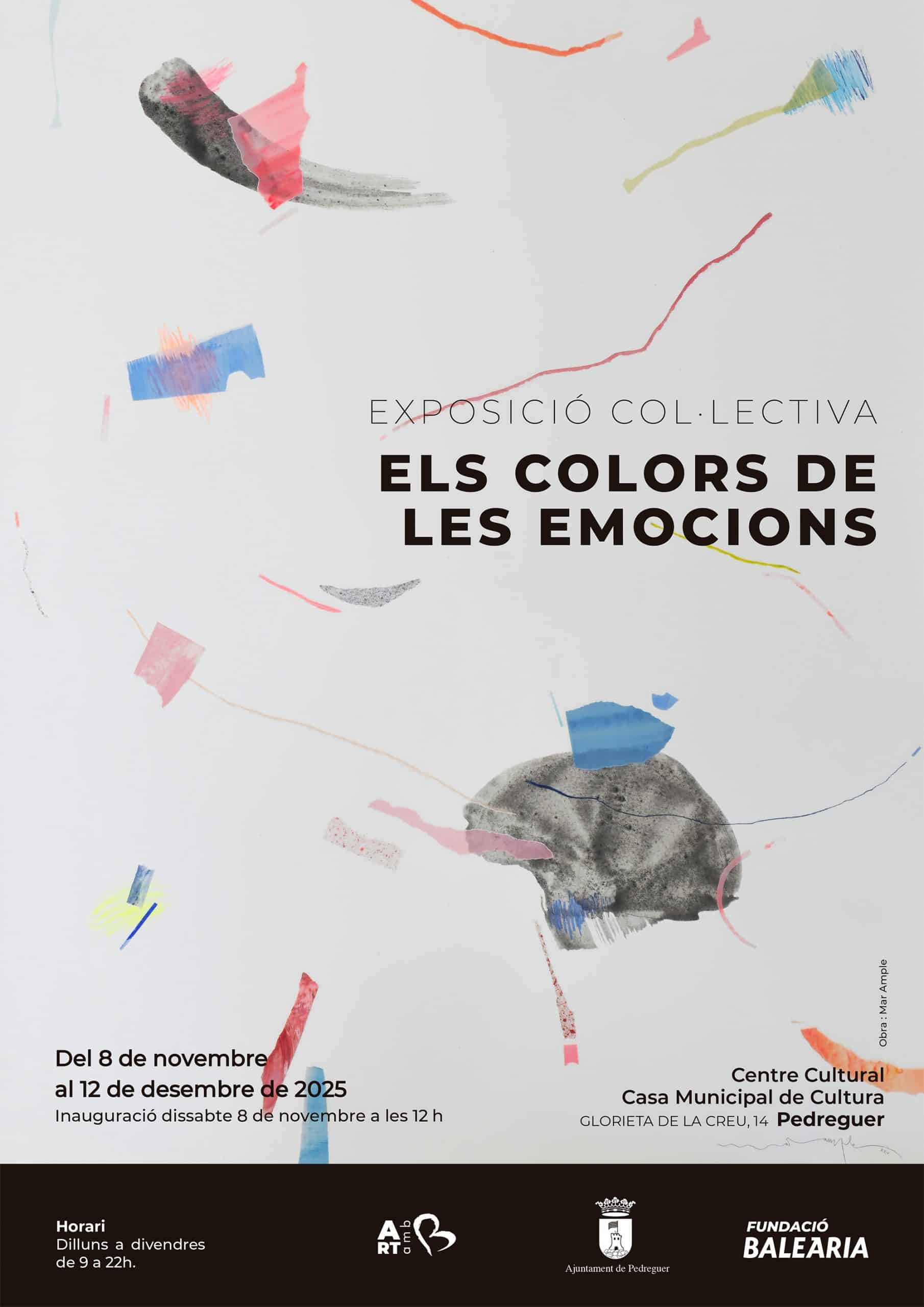 Cartel exposición Els Colors de les Emocions