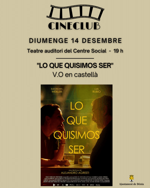Proyección de película 'Lo que quisimos ser' en diciembre.