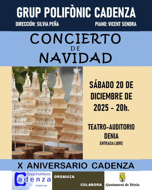 Concierto navideño 2025 Grup Polifònic Cadenza