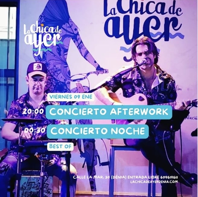 Concierto acústico en La Chica de Ayer Dénia