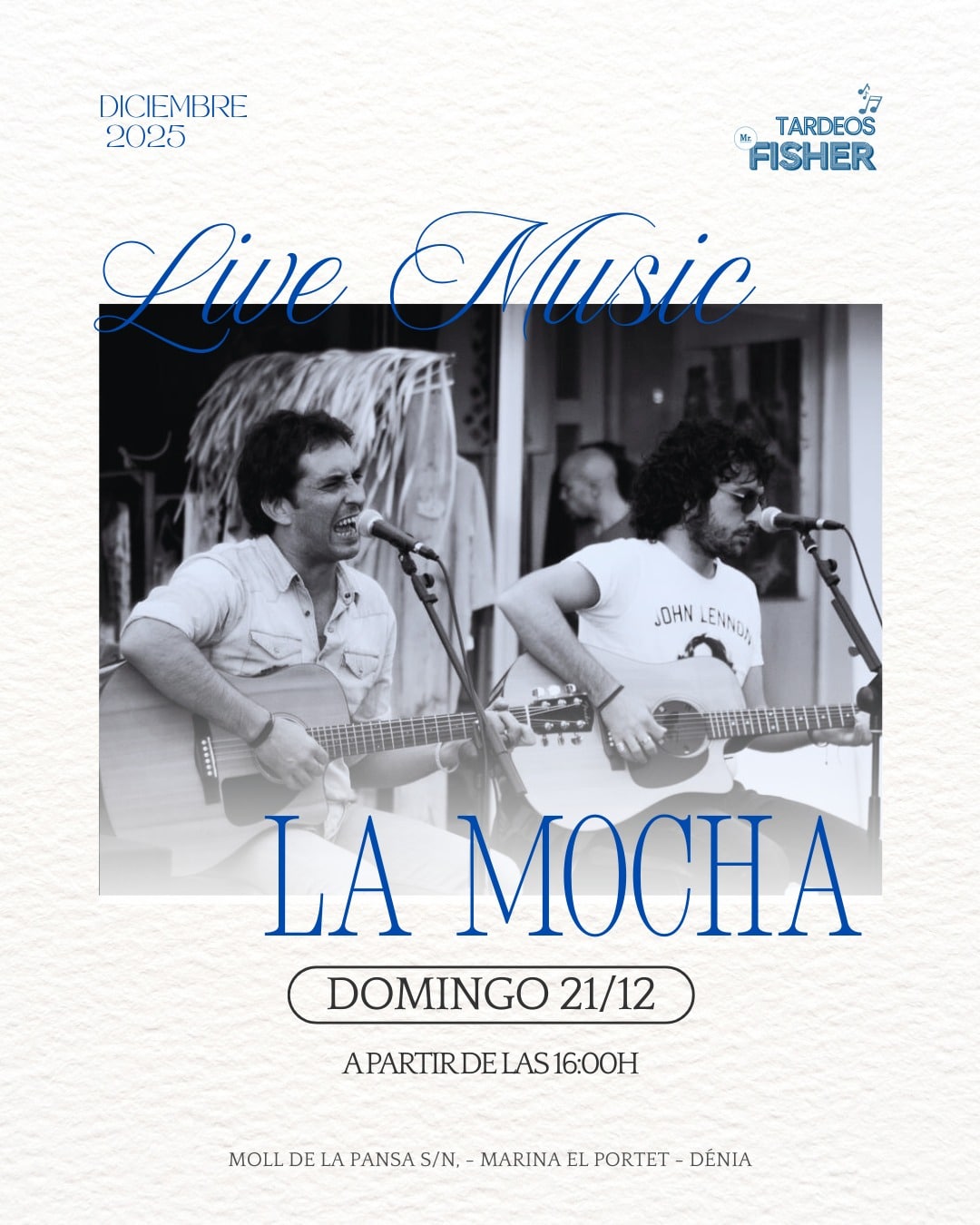 Concierto en vivo de La Mocha en Dénia