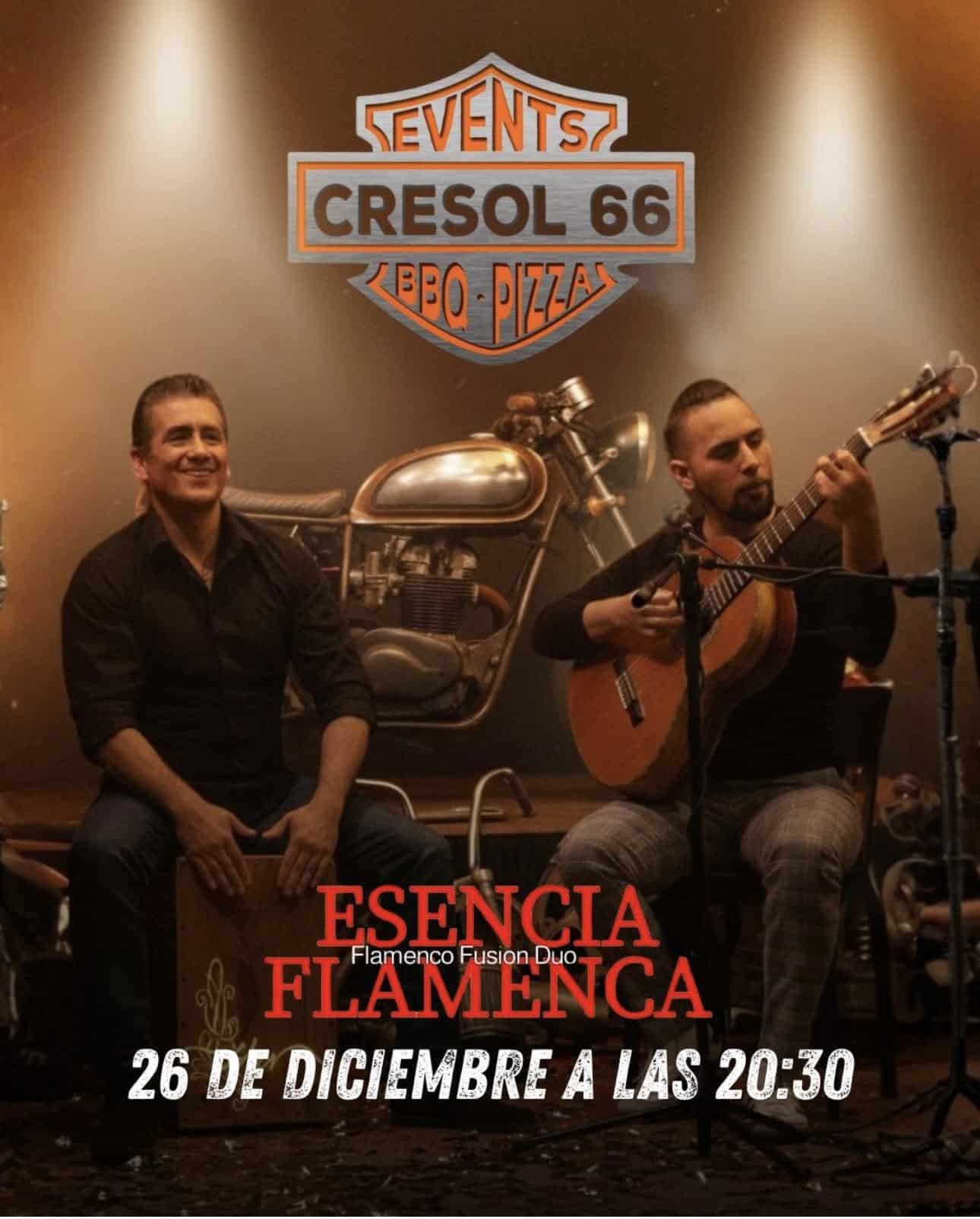 Concierto flamenco Esencia Flamenca en Cresol 66