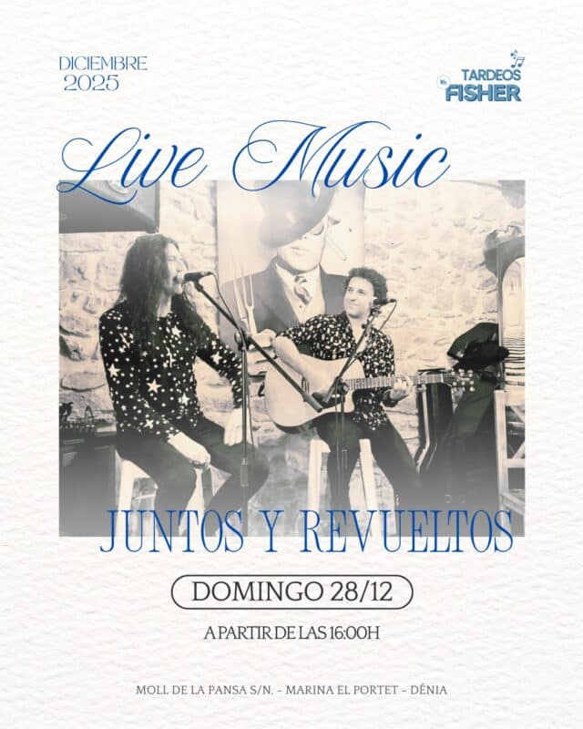 Concierto en directo Juntos y Revueltos en Dénia