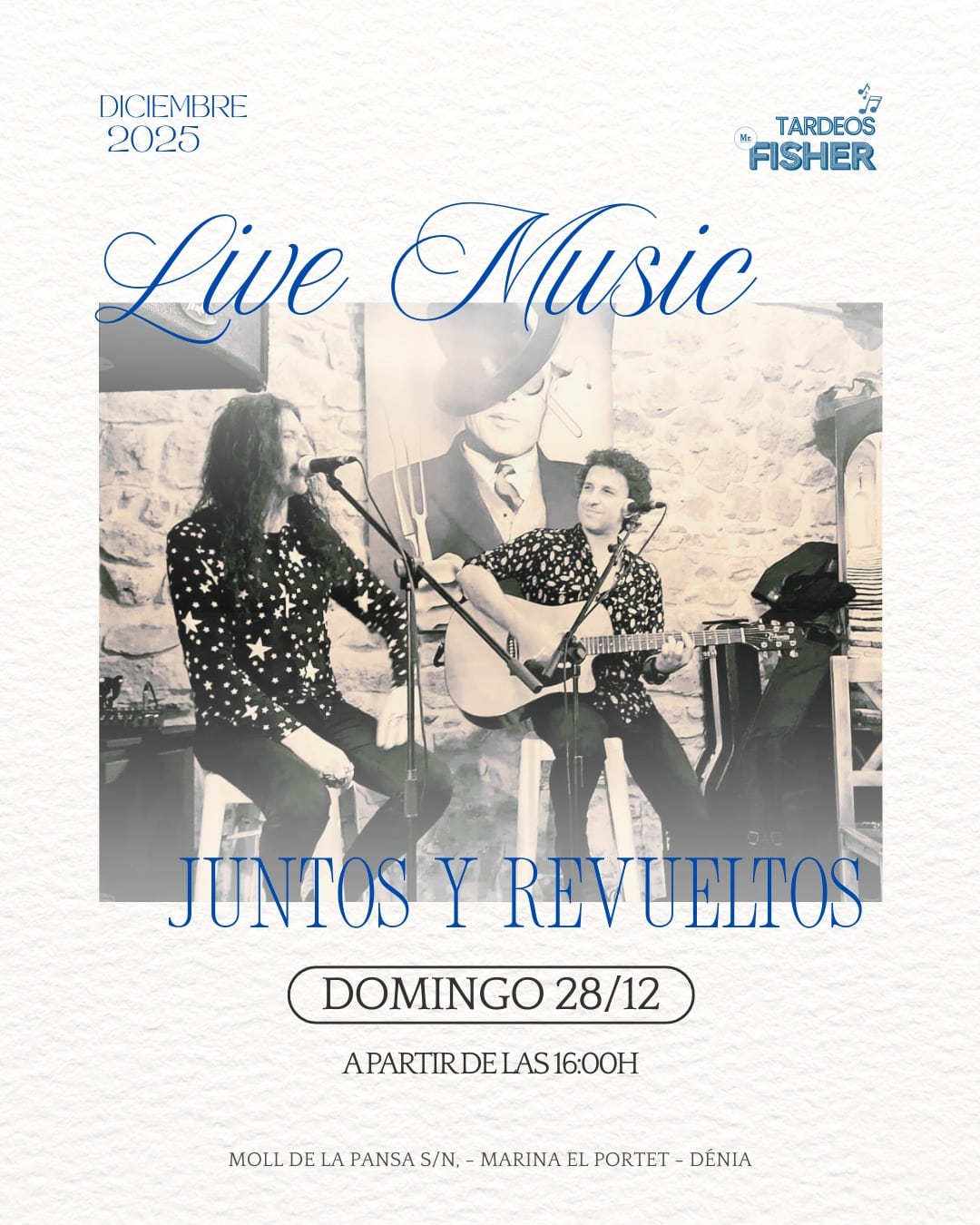 Concierto en directo Juntos y Revueltos en Dénia