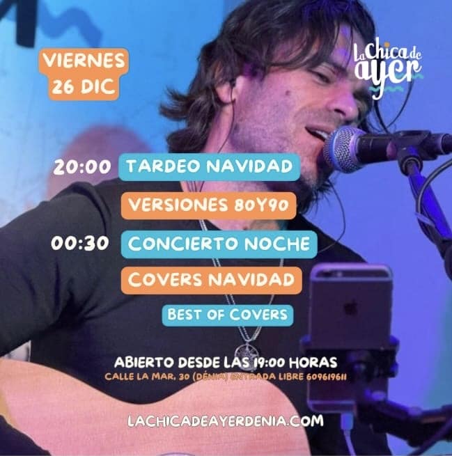 Concierto navideño en La Chica de Ayer Dénia