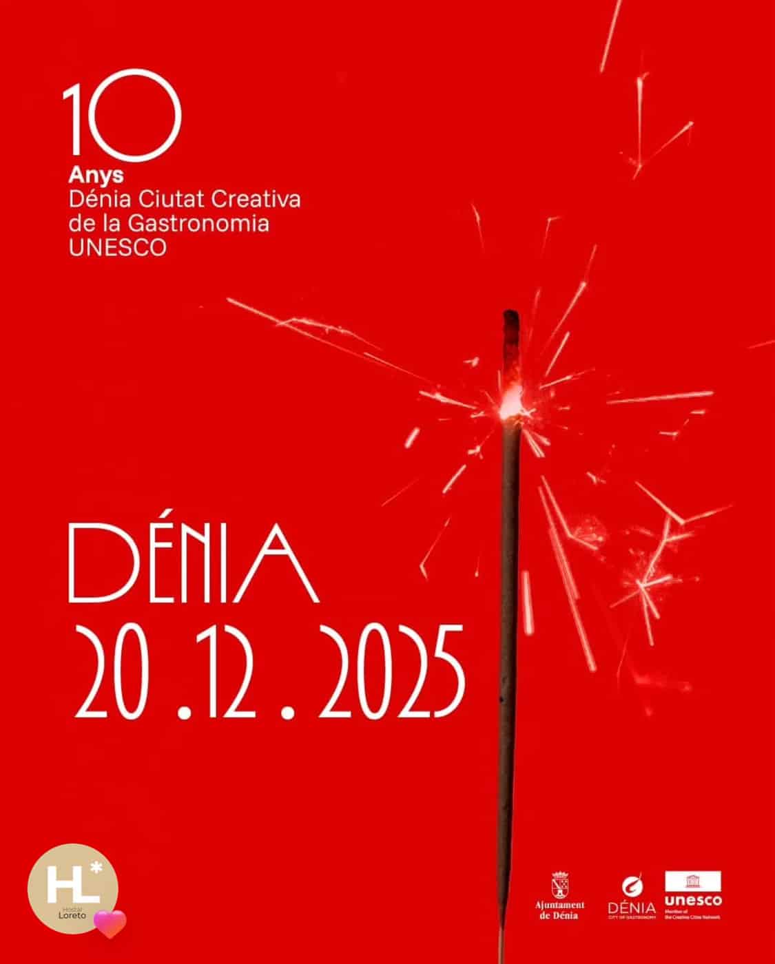 Cartel Dénia Ciudad Creativa UNESCO 2025