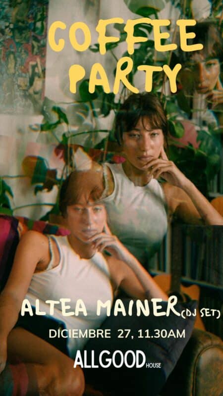 Cartel de fiesta Coffee Party en Allgood House