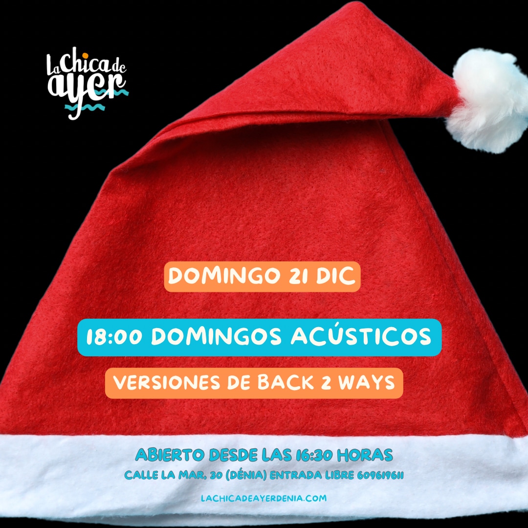 Concierto acústico en La Chica de Ayer