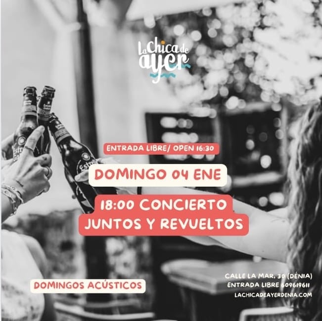 Concierto acústico en La Chica de Ayer Dénia