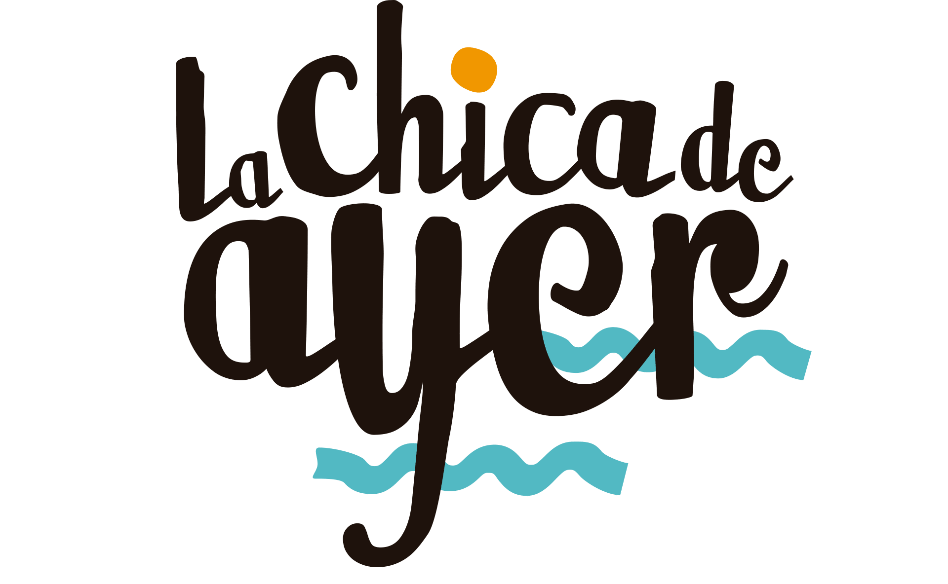 Logotipo con texto La Chica de Ayer