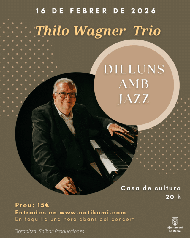 Concierto de jazz Thilo Wagner Trio en Dénia