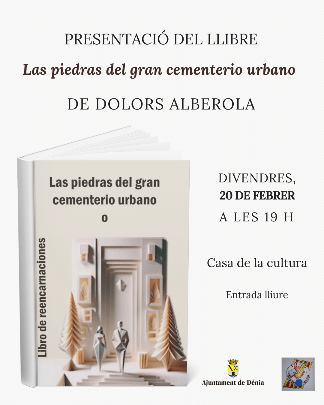 Presentación libro Las piedras del gran cementerio urbano