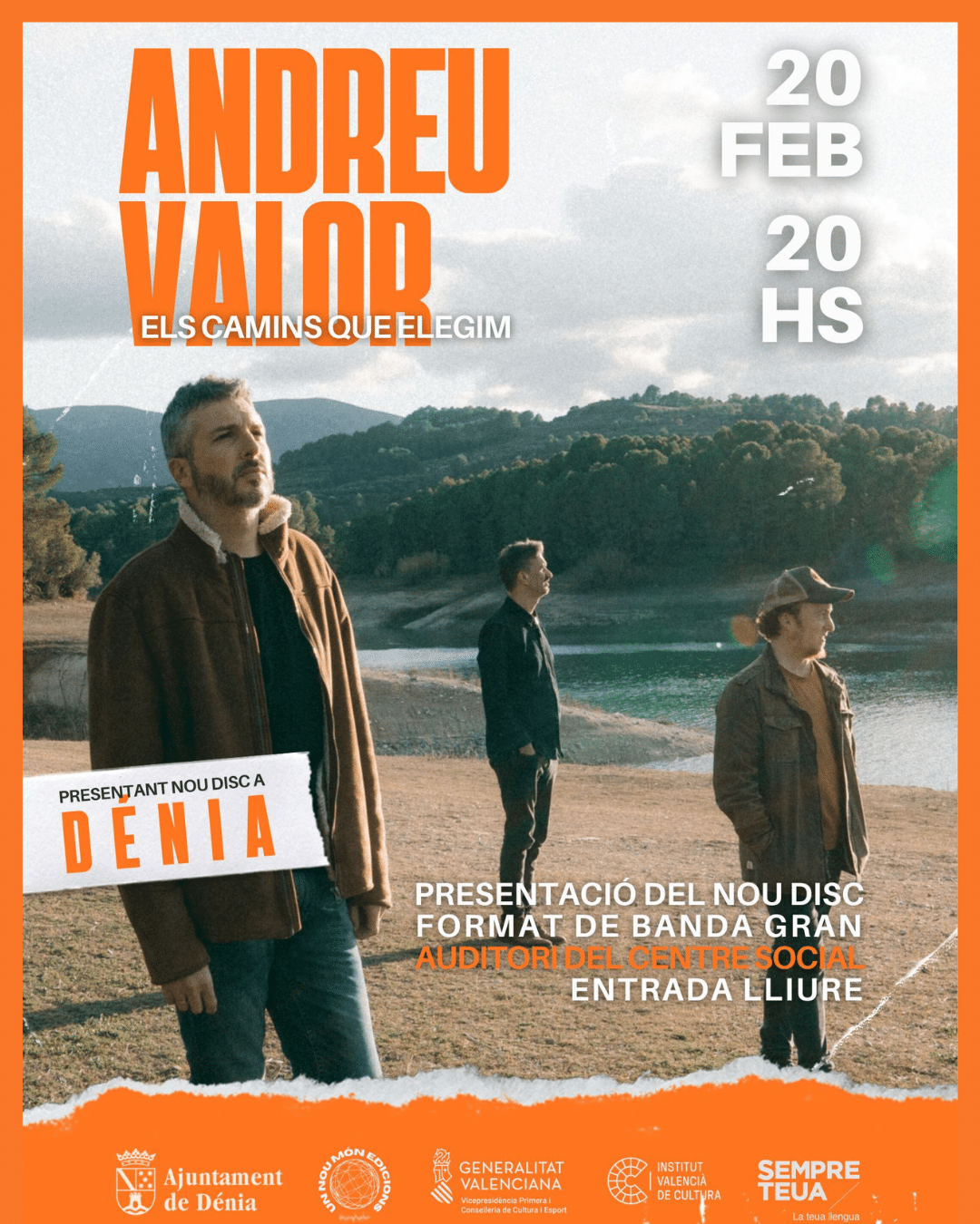 Concierto Andreu Valor en Dénia febrero 2024