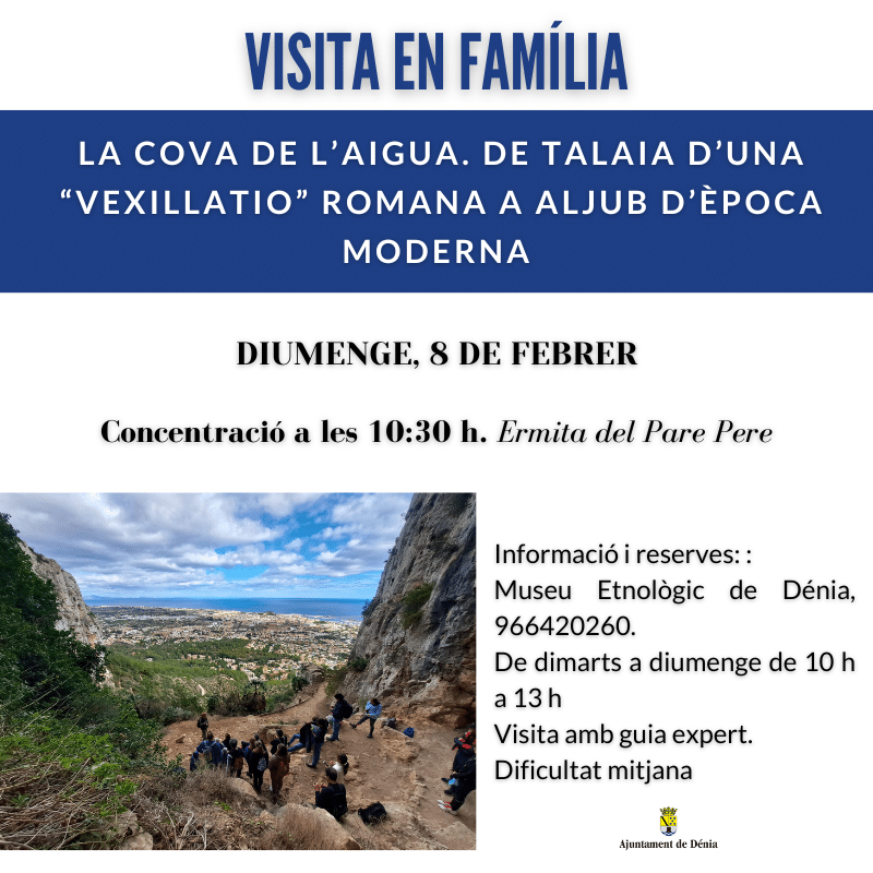 Excursión familiar a la Cova de l’Aigua en Dénia