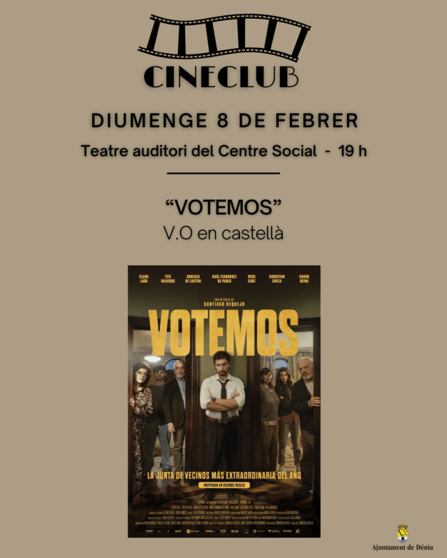 Cartel de la película Votemos en Cineclub Dénia