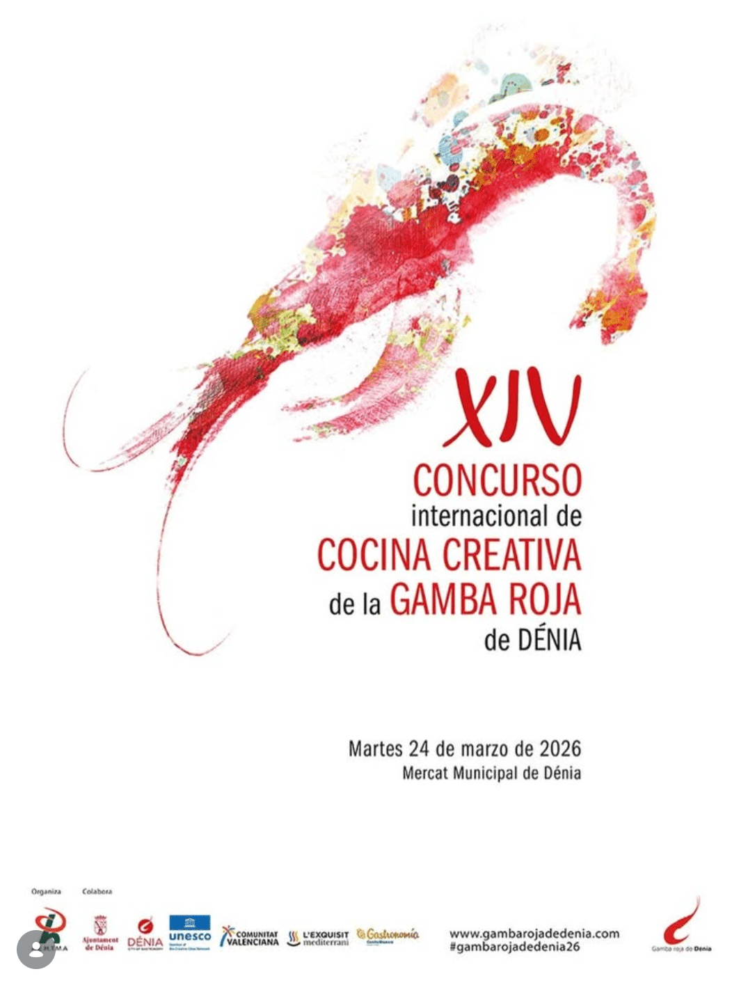 Concurso internacional cocina creativa gamba roja Dénia 2026