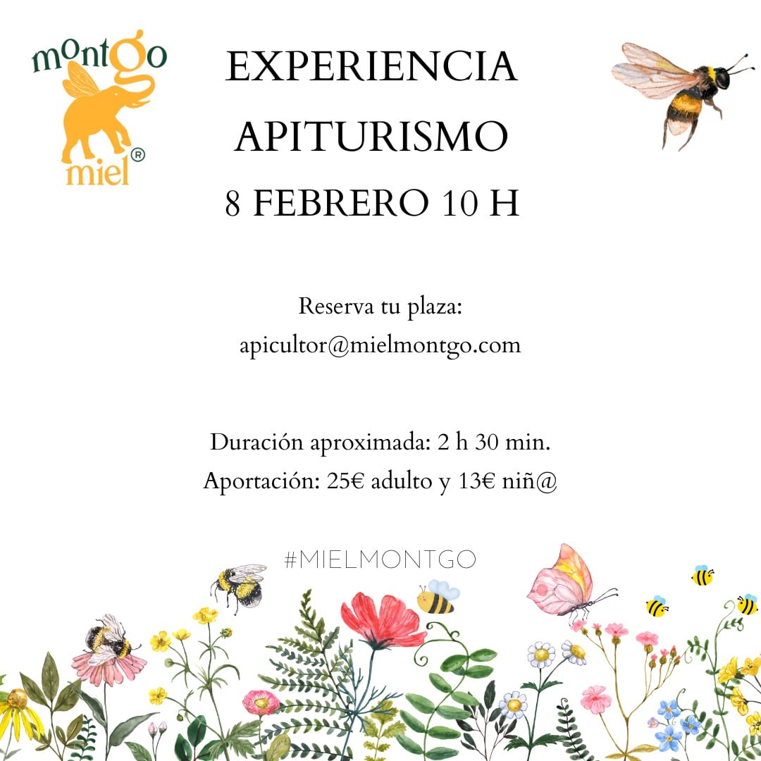Evento de apiturismo con Miel Montgó en febrero