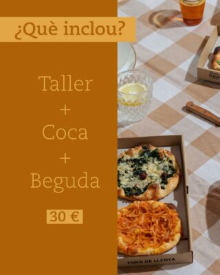 Oferta taller con coca y bebida por 30 euros