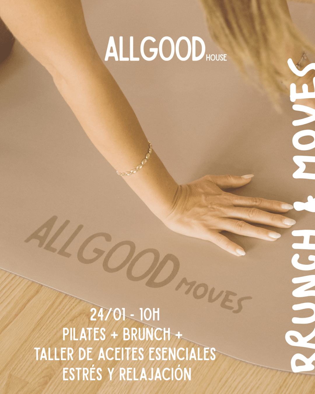 Evento de pilates, brunch y relajación Allgood House