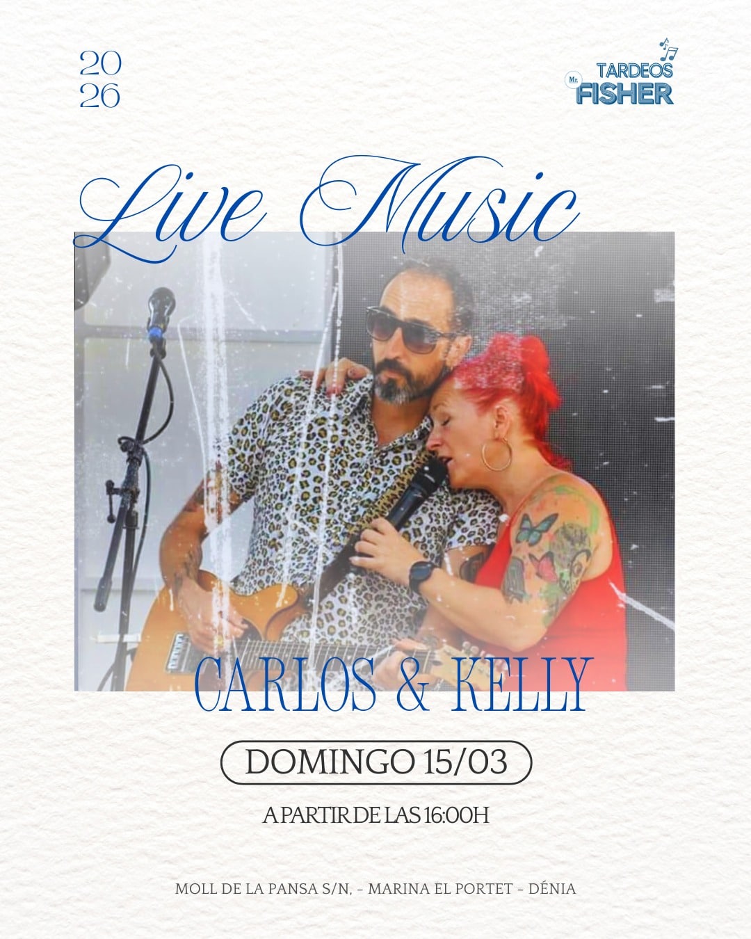 Dúo Carlos y Kelly en concierto en directo