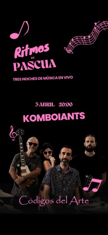 Cartel concierto Ritmos de Pascua Komboiants