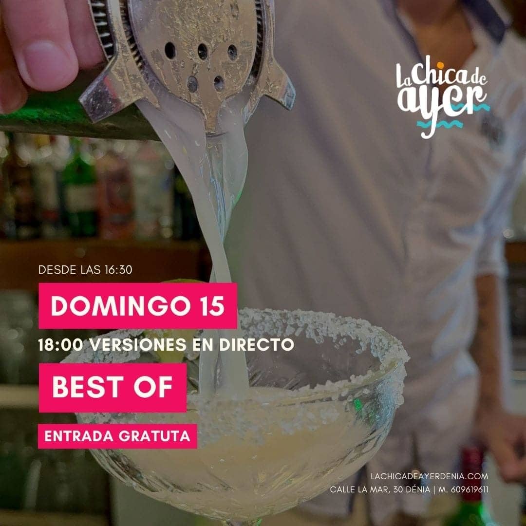 Cóctel siendo servido en copa con sal