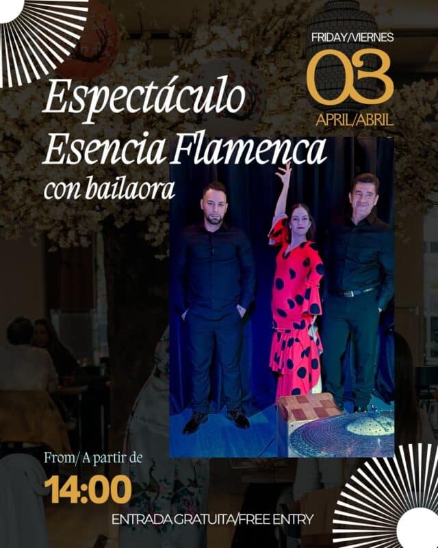 Cartel espectáculo Esencia Flamenca con bailaora