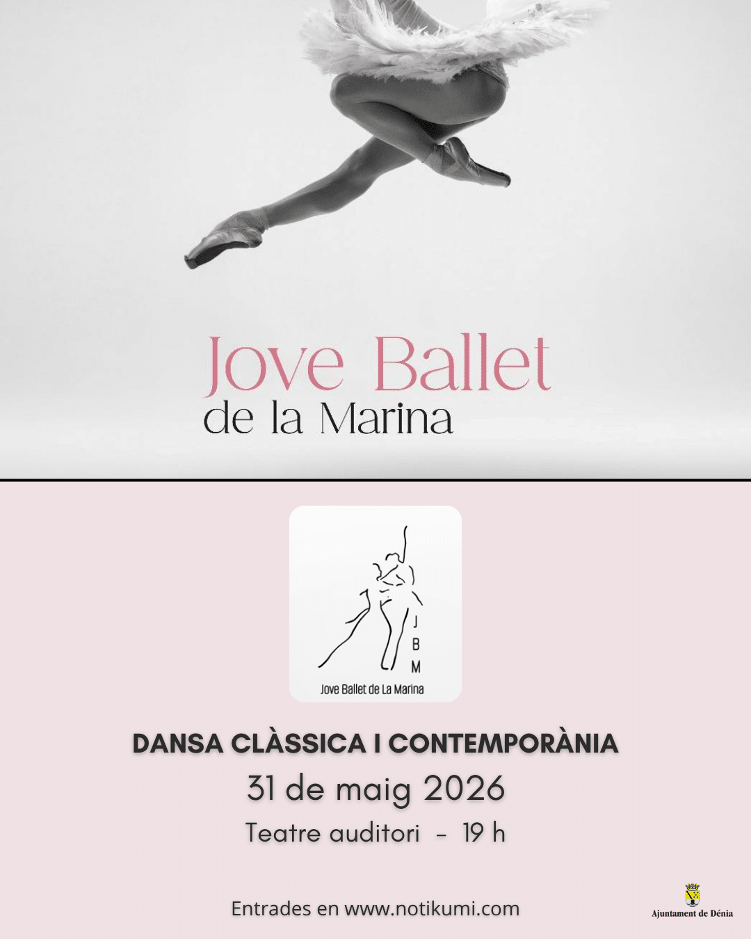 Cartel de espectáculo Jove Ballet de la Marina