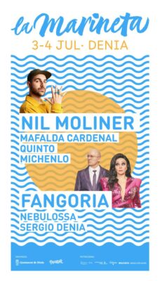 Cartel festival La Marineta en Dénia