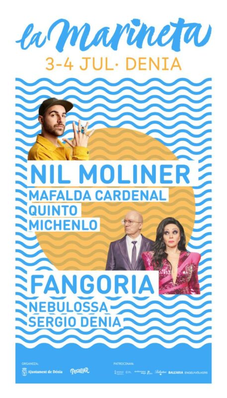 Cartel festival La Marineta en Dénia