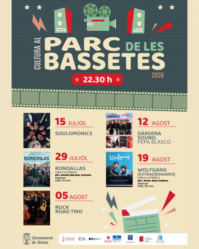 Cartel Cultura al Parc de les Bassetes 2026